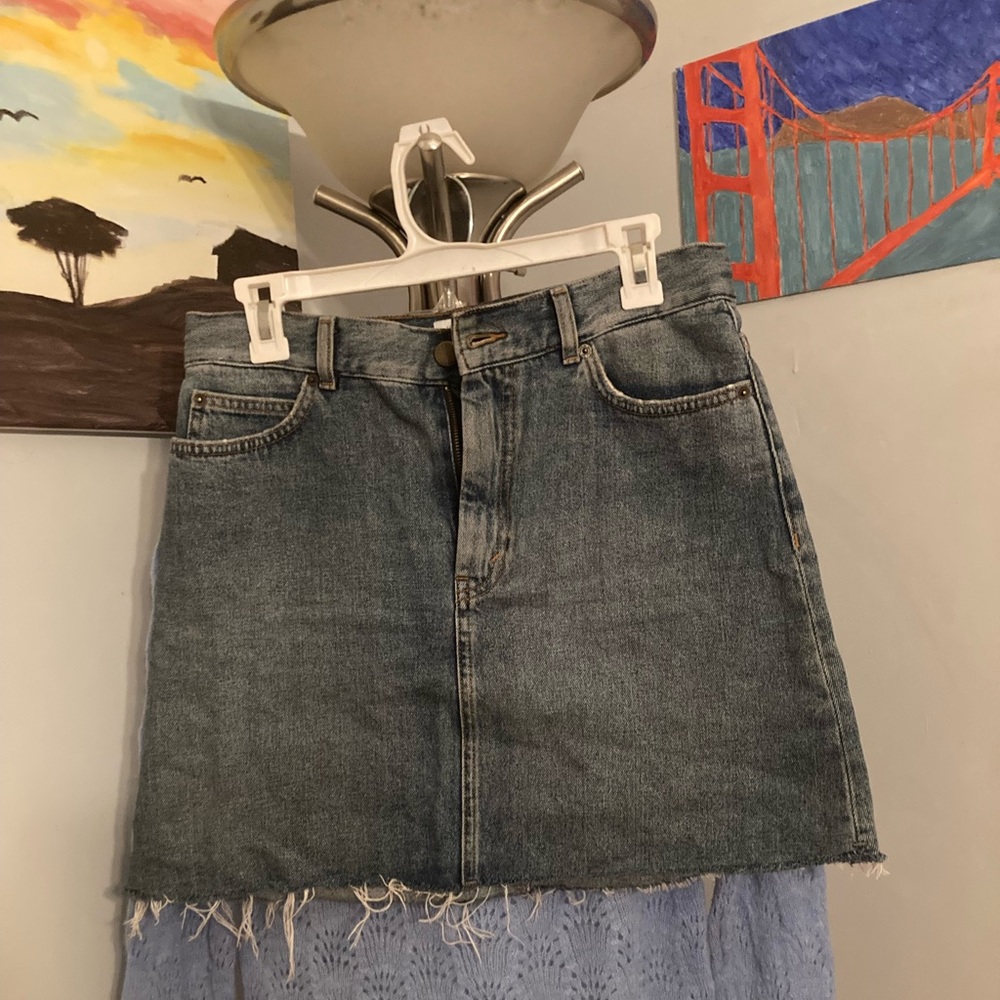 & Other Stories Los Angeles Atelier Denim Skirt